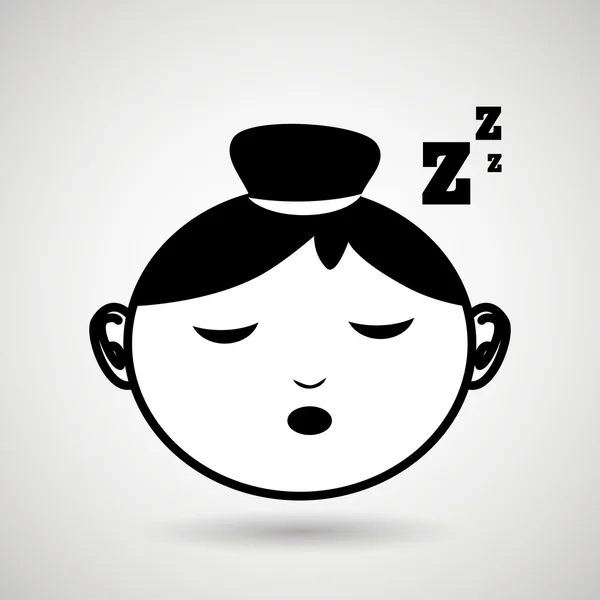 การออกแบบแนวคิดการนอนหลับ — ภาพเวกเตอร์สต็อก