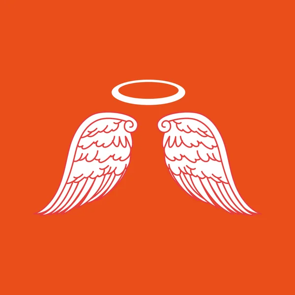 Belo design de anjo —  Vetores de Stock