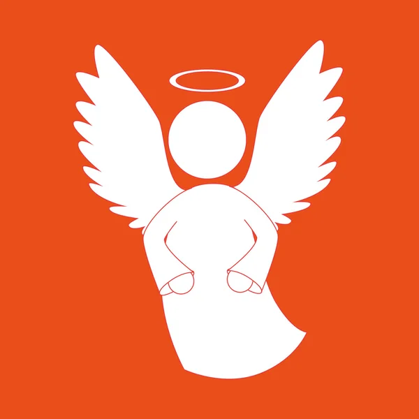 Красивый ангел дизайн — стоковый вектор
