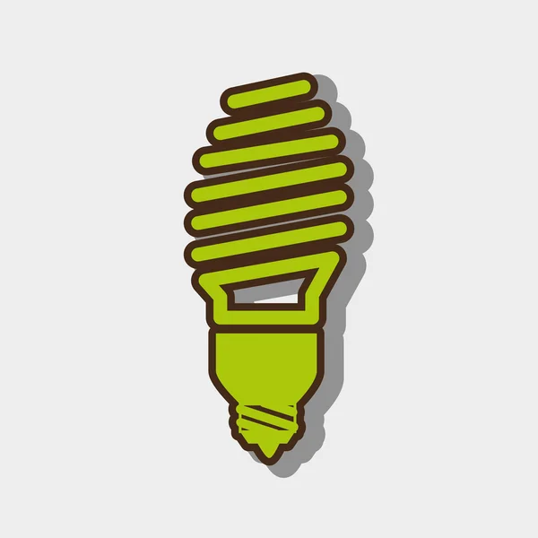 Bulb light  design — Stock Vector