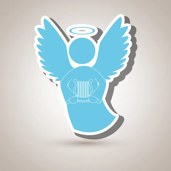 美しい天使のデザイン — ストックベクタ