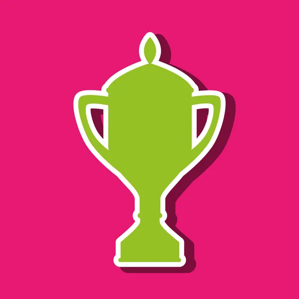 Trophy icon  design — Stock Vector
