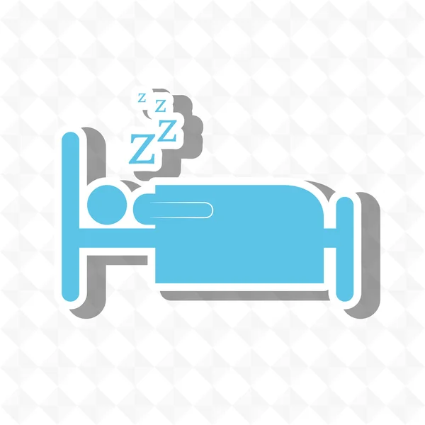 睡眠のコンセプト デザイン — ストックベクタ