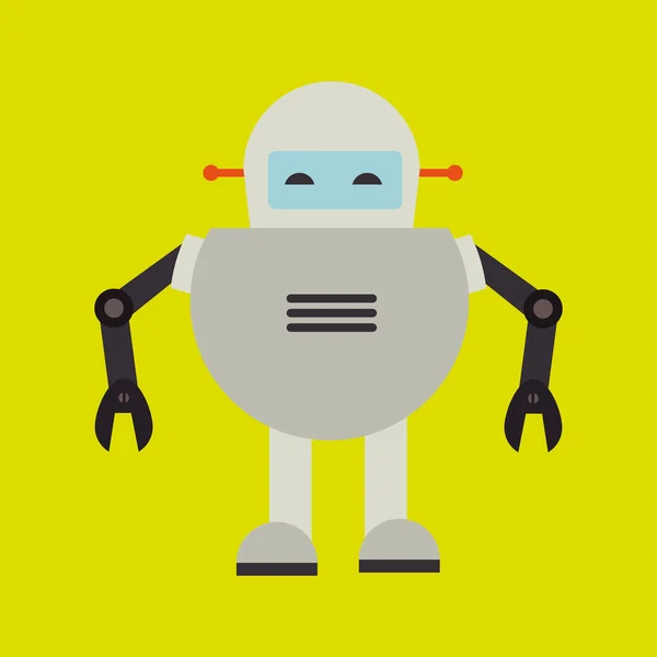 Robot icon design — Stock Vector