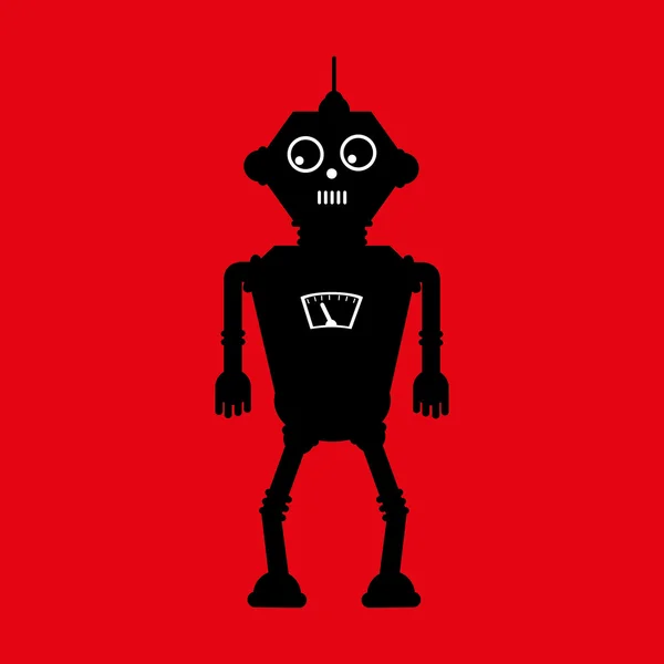 Robot icono de diseño — Archivo Imágenes Vectoriales