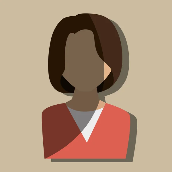 Persona de negocios avatar diseño — Vector de stock