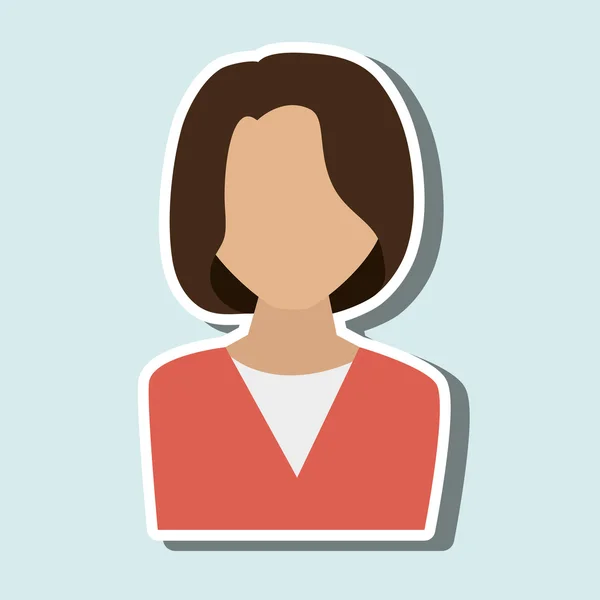 Üzleti személy avatar design — Stock Vector