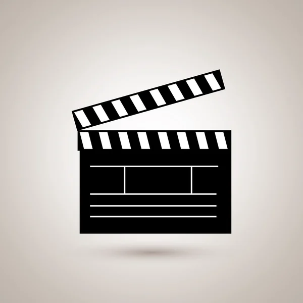 Filmový průmysl ploché ikony designu — Stockový vektor