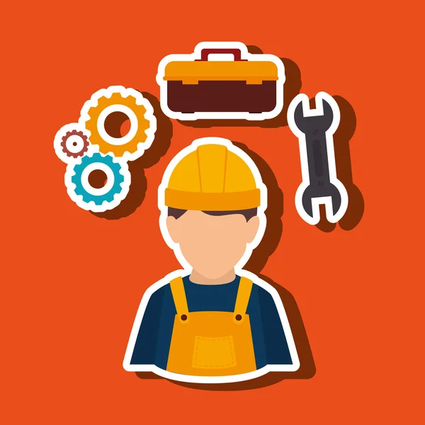 Diseño de construcción profesional — Vector de stock