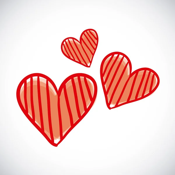 Diseño de tarjeta de amor — Vector de stock