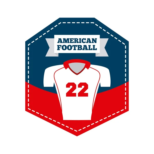 अमेरिकी फुटबॉल डिजाइन — स्टॉक वेक्टर
