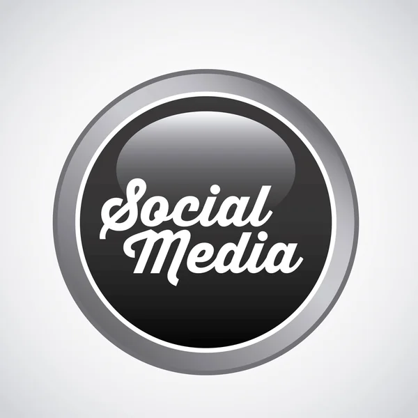 Mobile social media  design — Stock Vector
