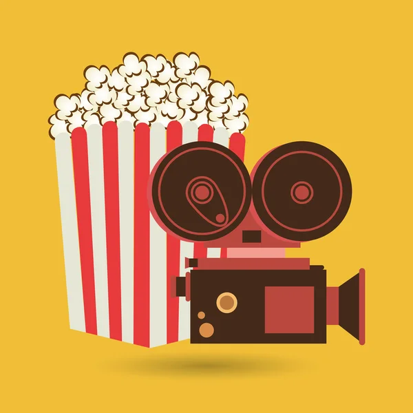 Diseño de icono de cine — Vector de stock