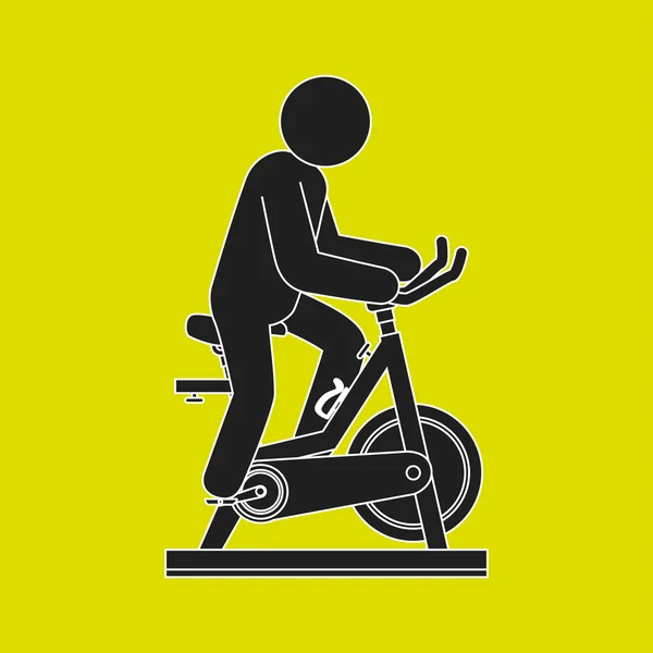 Fitness pictogram ontwerp — Stockvector