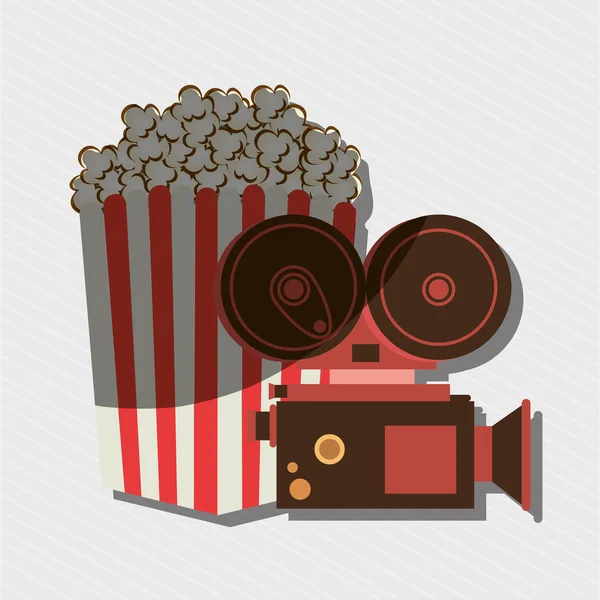 Diseño de icono de cine — Vector de stock