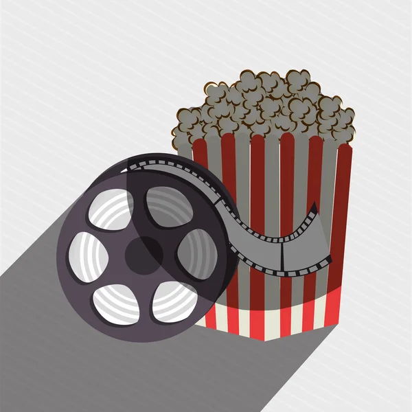 Cinéma icône design — Image vectorielle