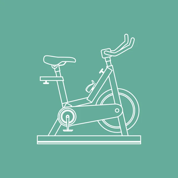 Icône de fitness design — Image vectorielle