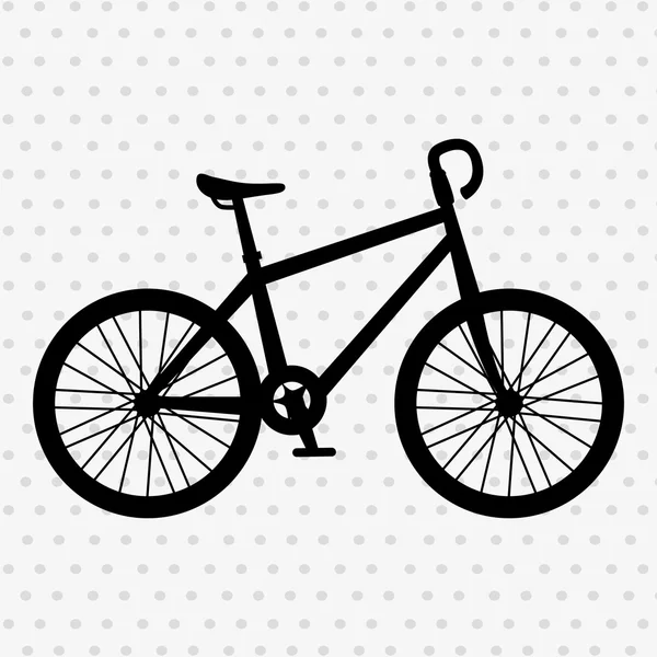 Bicicleta de paseo diseño — Vector de stock