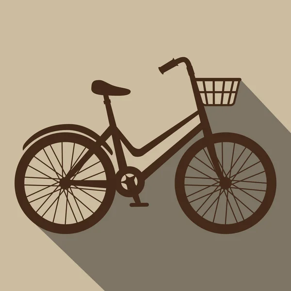 Bicicleta de paseo diseño — Vector de stock