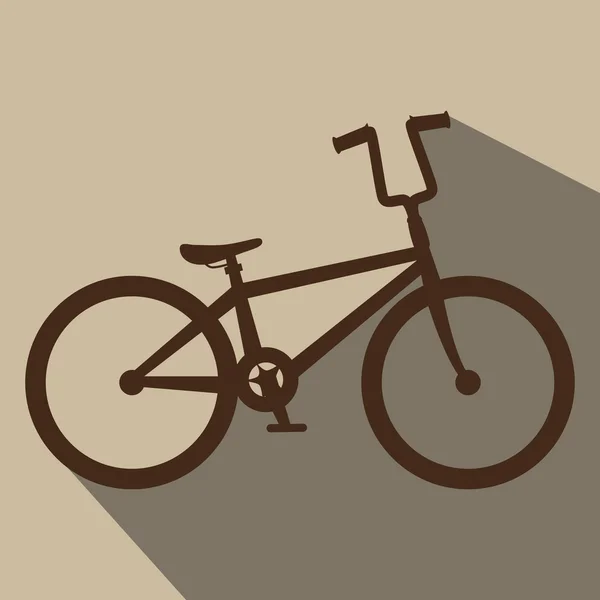 Conception de vélo de randonnée — Image vectorielle