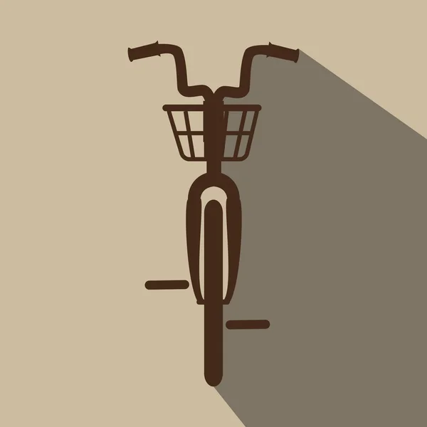 Conception de vélo de randonnée — Image vectorielle