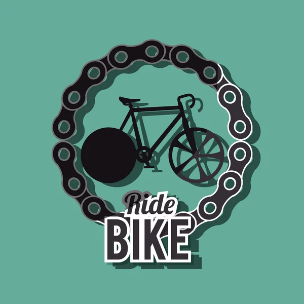 Ride Bike Design — Stockvektor