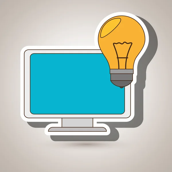 Computer technology design — Stock Vector