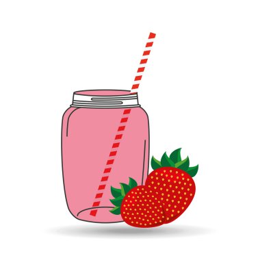 Smoothie meyve tasarım