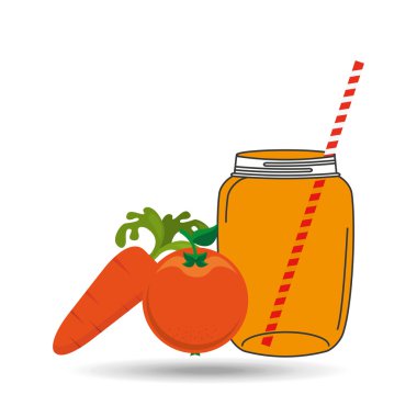 Smoothie meyve tasarım