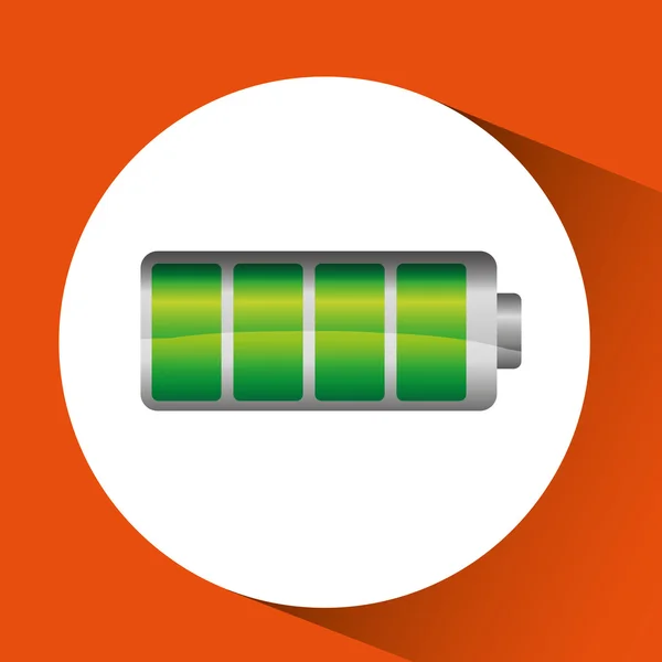 Batterij power ontwerp — Stockvector