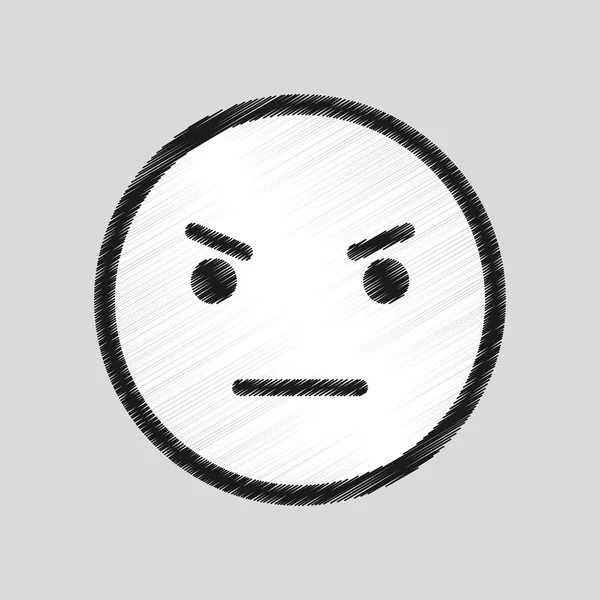 Design de rosto emoticon — Vetor de Stock