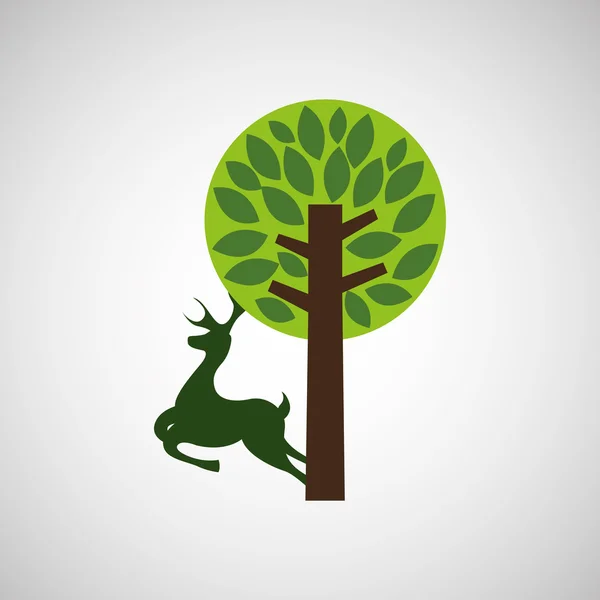 Лісовий заповідник дизайн — стоковий вектор