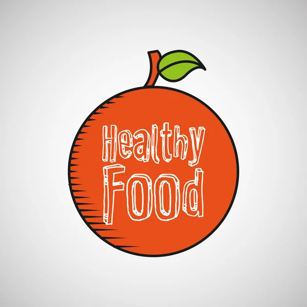 Healthy food design — Stock Vector