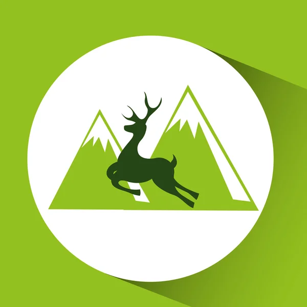 Diseño de reservas forestales — Vector de stock