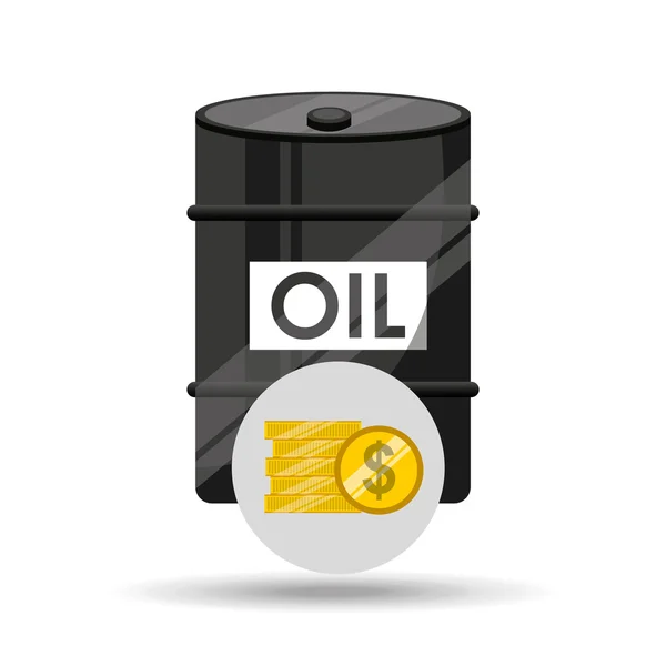 Oljepriserna design — Stock vektor