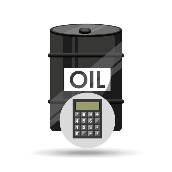 Oil prices design — Stock Vector