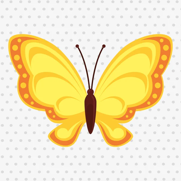 Hermoso diseño de mariposa — Vector de stock