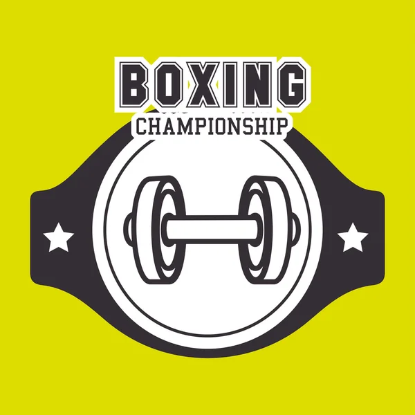 Boxeo deporte diseño — Archivo Imágenes Vectoriales