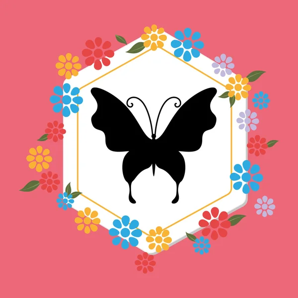 Красивый дизайн бабочки — стоковый вектор