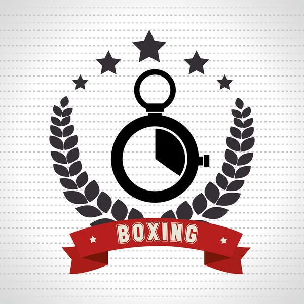 Boxeo deporte diseño — Vector de stock