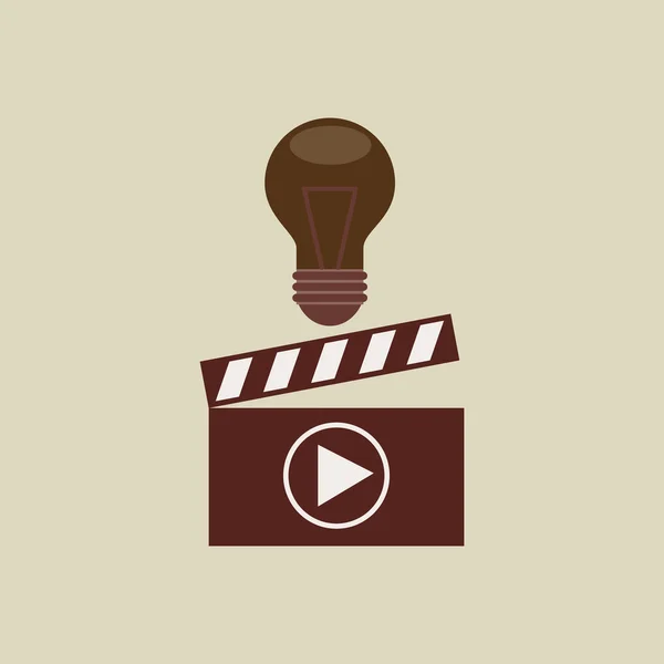 Design de producție video — Vector de stoc