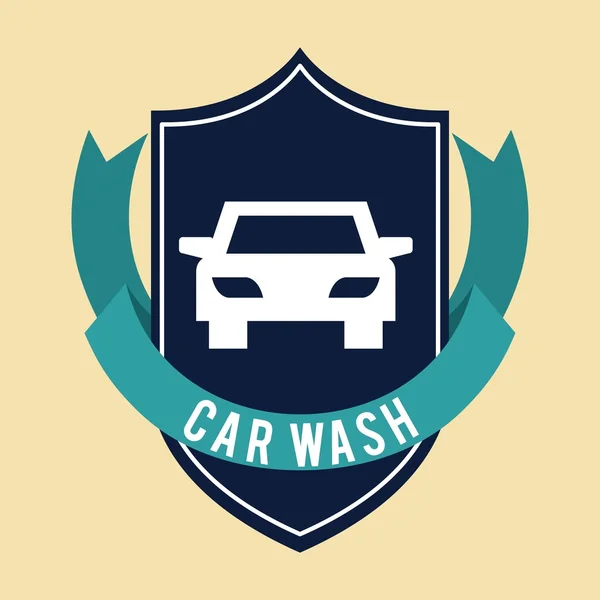 Car wash  design — Stock Vector