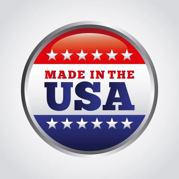 Made in the usa design — Stock Vector