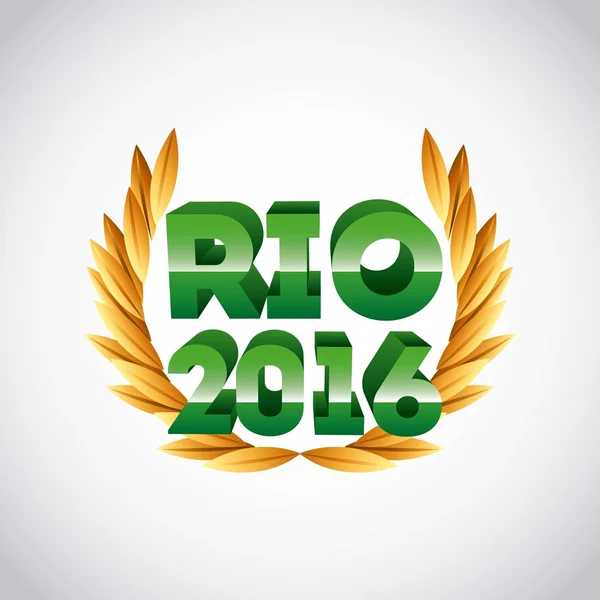 Progettazione di Rio 2016 — Vettoriale Stock