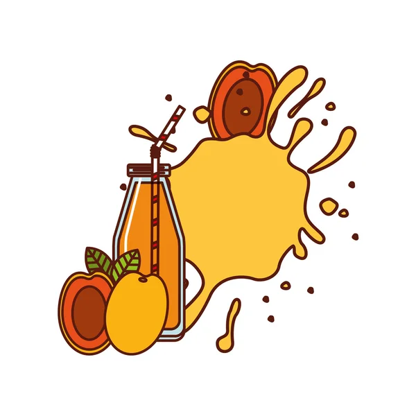 Design de fruits smothie — Image vectorielle