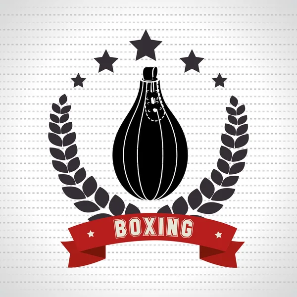 Conception de sport de boxe — Image vectorielle