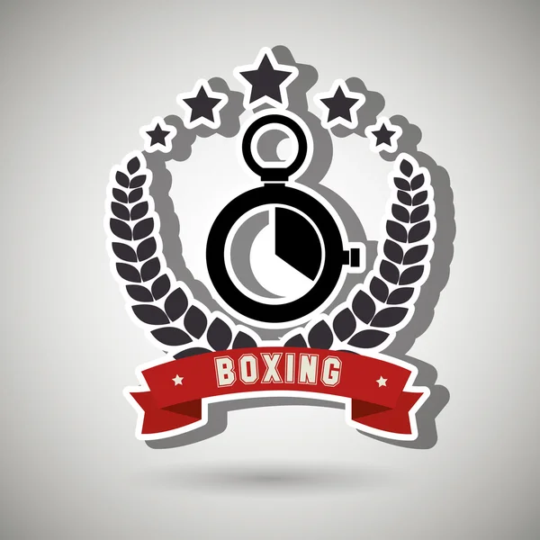 Boxeo deporte diseño — Vector de stock