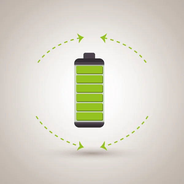 Batterij power ontwerp — Stockvector