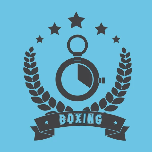 Conception de sport de boxe — Image vectorielle