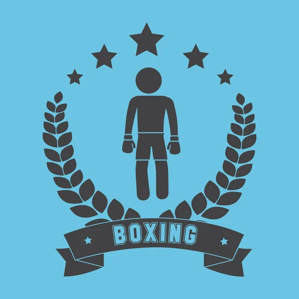 Boxsport-Design — Stockvektor